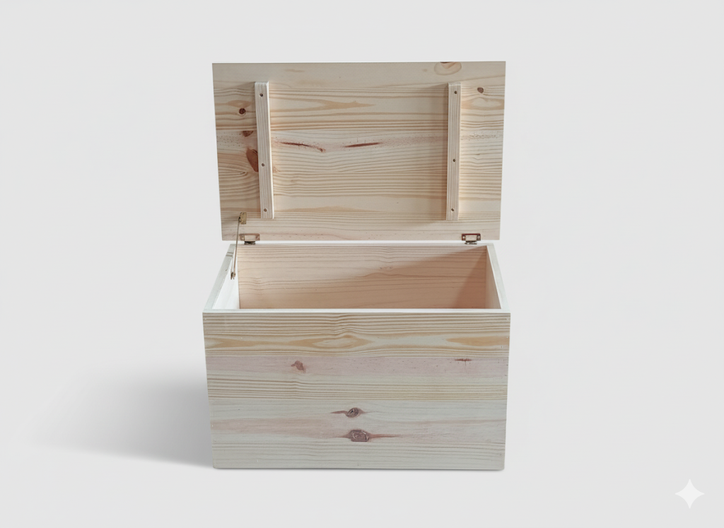 700 Solid Pine Toy Box - Image 2