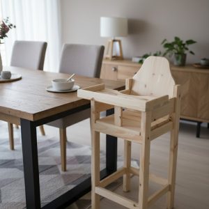 Classic Solid Pine Baby High Chair