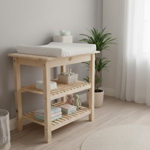 Classic Solid Pine Changing Table / Nursery Storage Unit