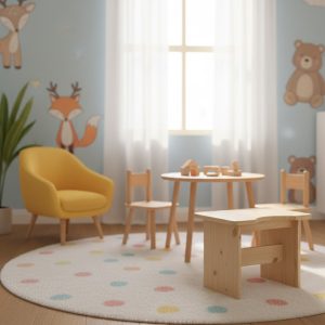 Durable Pine Wooden Step Stool - The Little Helper's Stool