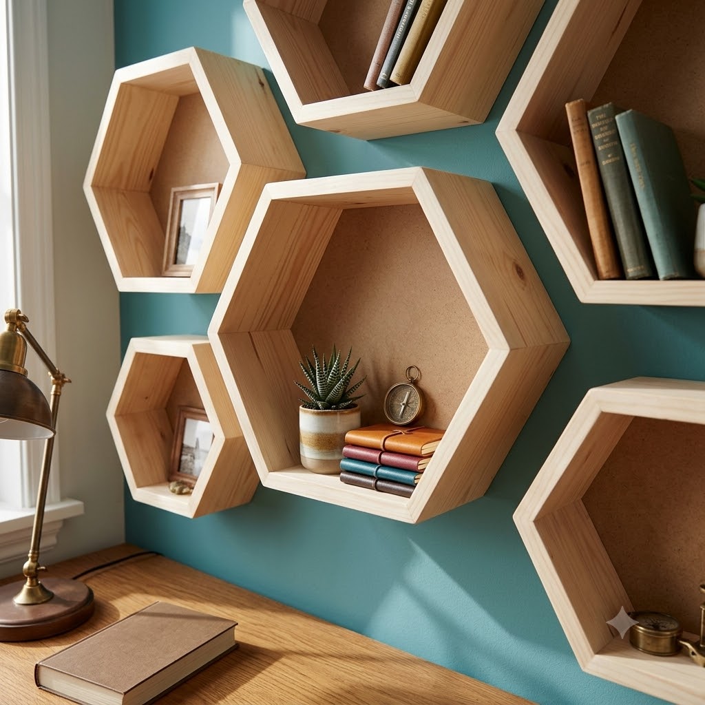 Hex Cube Shelving