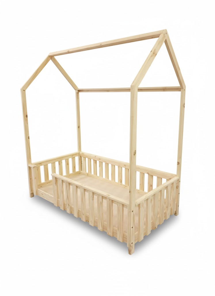 Kiara Wooden House Frame Toddler Bed - Image 2