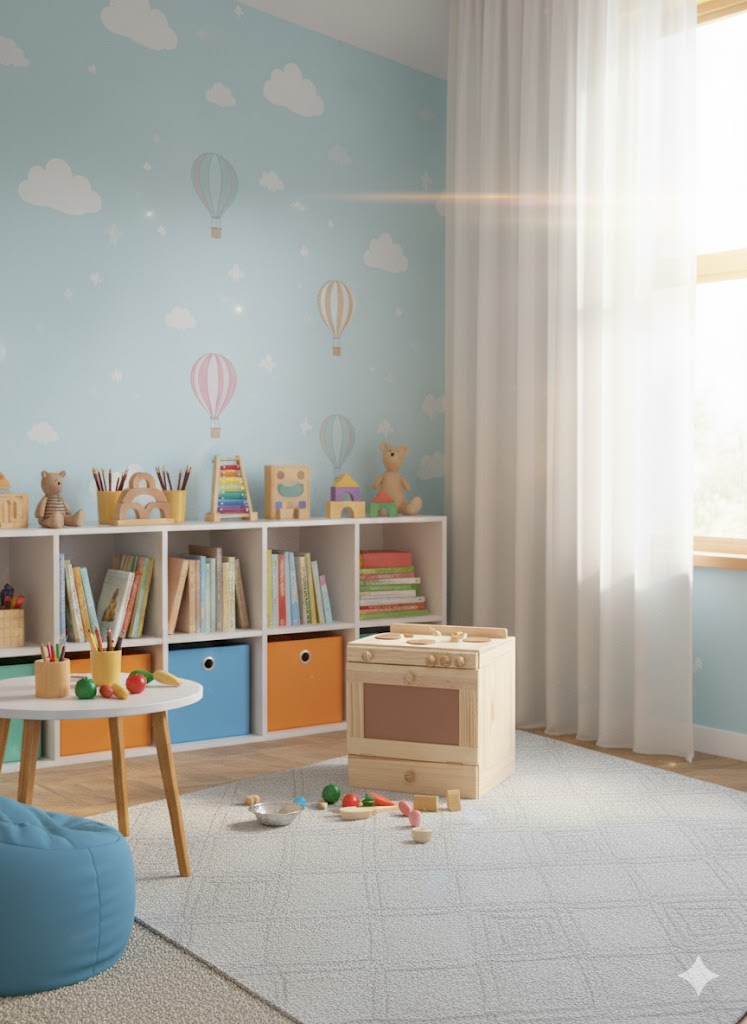 Wooden Play Kitchen Stove