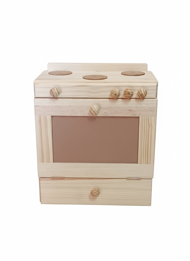 Wooden Play Kitchen Stove - Image 2