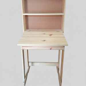 School Desk With Bookcase