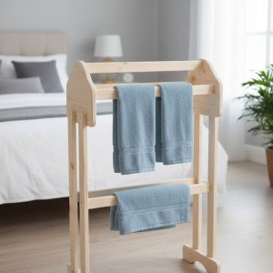 2 Shelf Towel Rail