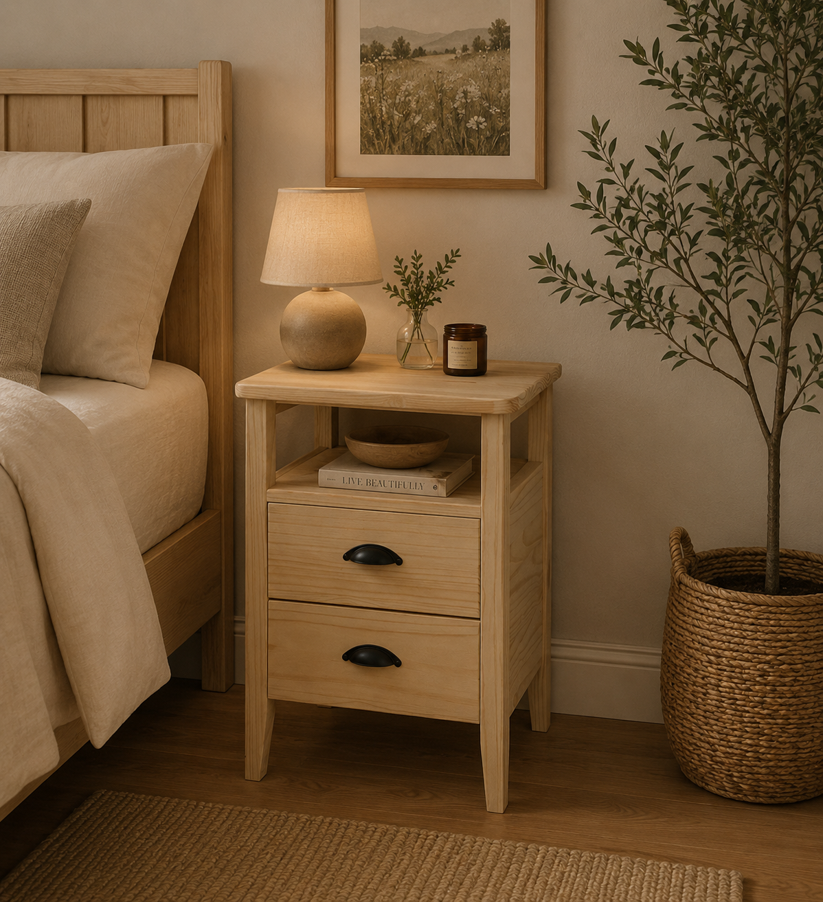 Connor 2-Drawer Pedestal