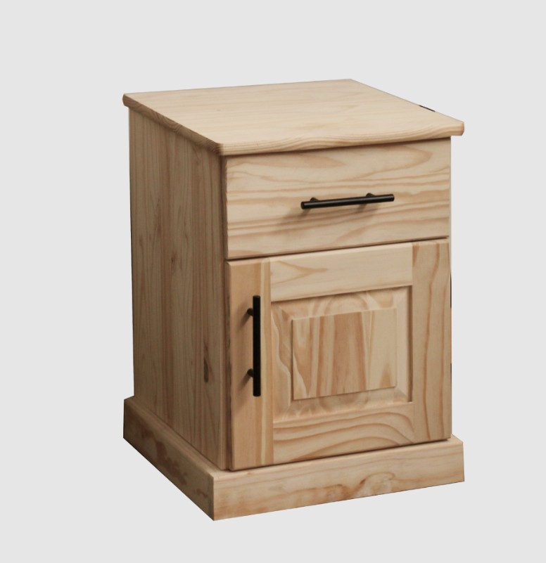 1-Drawer, 1-Door Wooden Pedestal - Image 2
