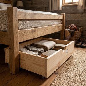 Rustic Under-Drawer Unit