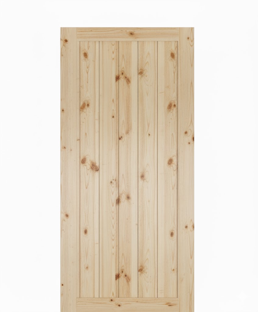 Vertical Slat Barn Doors Without Hardware